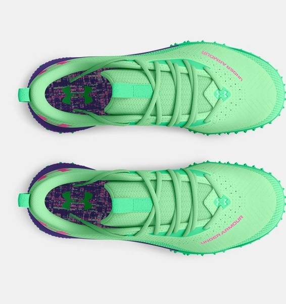 Neon Yeşil Erkek UA Shadow Turf 2.0 Halı Saha Ayakkabısı