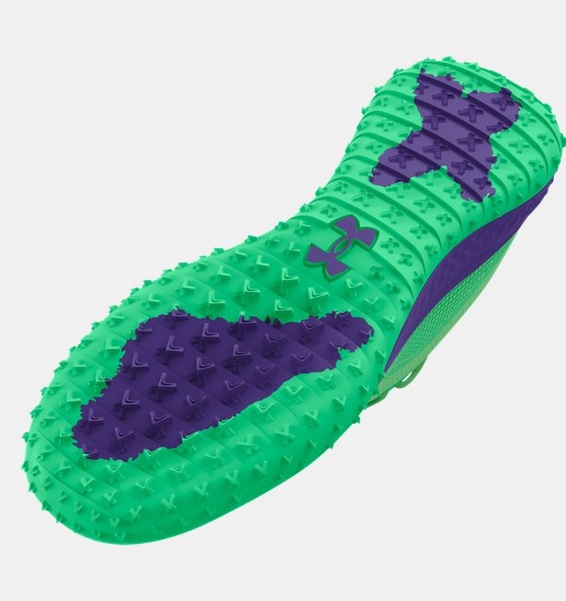 Neon Yeşil Erkek UA Shadow Turf 2.0 Halı Saha Ayakkabısı
