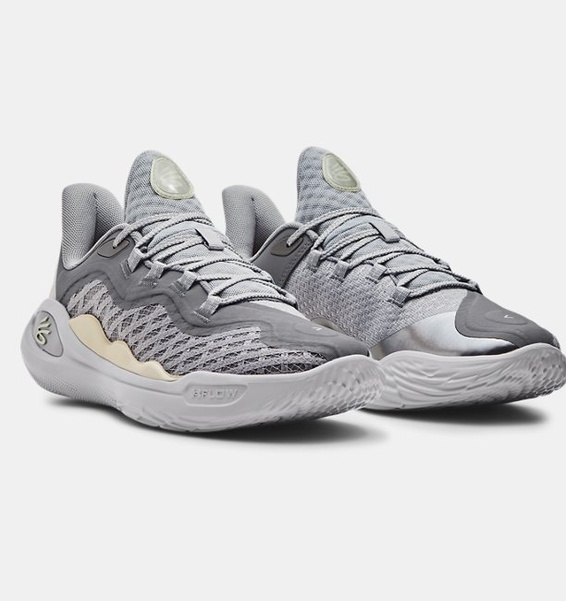 Gri Erkek Curry 11 'Young Wolf' Basketbol Ayakkabısı