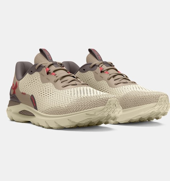 Bej Unisex UA U Sonic Trail Koşu Ayakkabısı
