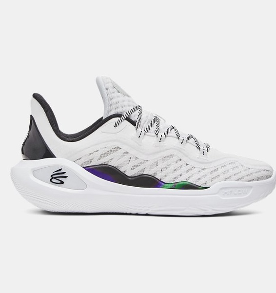 Beyaz Erkek UA Curry 11 Wind Basketbol Ayakkabısı