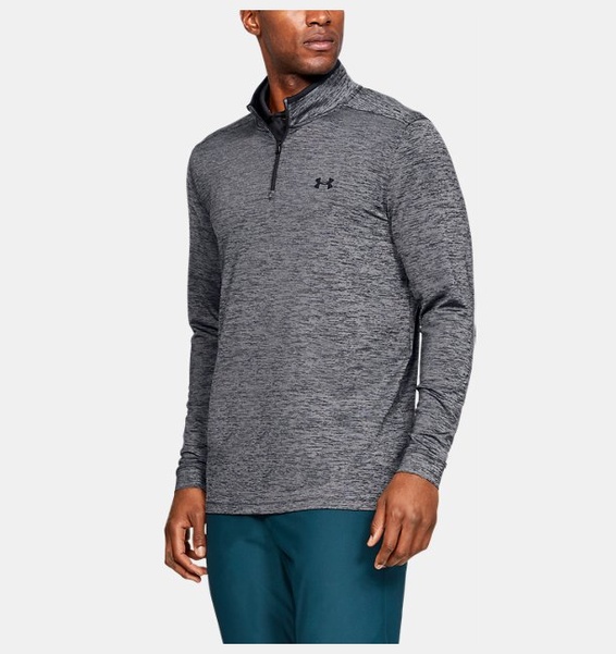 Siyah Erkek UA Playoff 2.0 ¼ Fermuarlı Sweatshirt
