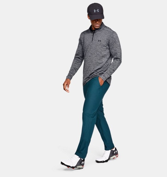 Siyah Erkek UA Playoff 2.0 ¼ Fermuarlı Sweatshirt