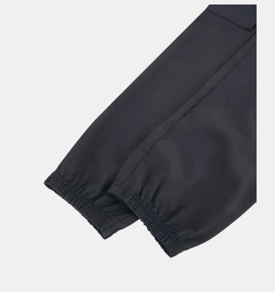 Siyah Erkek UA Vibe Dokuma Cargo Pantolon