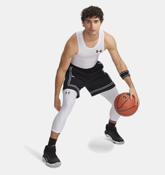 Siyah Erkek UA Zone Pro 7inch Mesh Şort