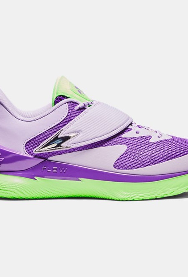 Erkek UA Curry Fox 1 LTB Basketbol Ayakkabısı Mor 197780526070