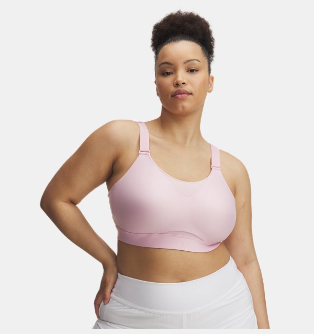 Kadın UA Infinity High 2.0 Spor Sütyeni Pembe