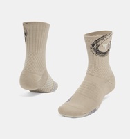 Unisex UA P Rock AD Playmker Tekli Paket Mid Çorap