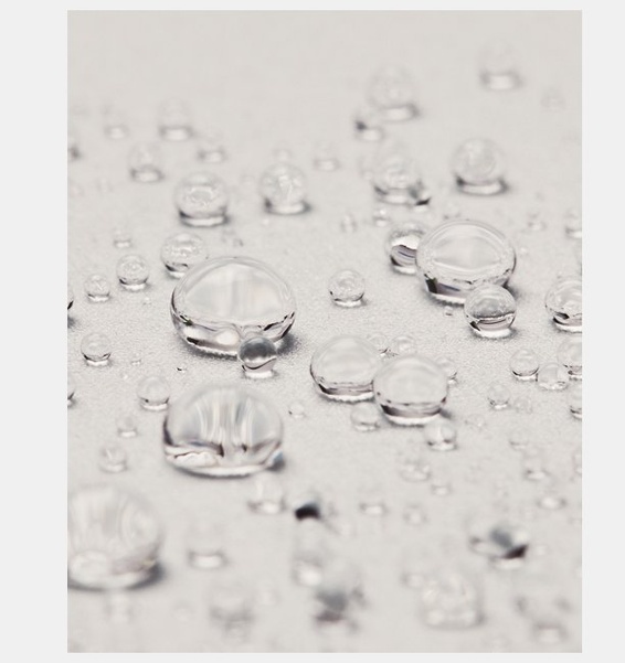 Beyaz Kadın UA Dokuma Tam Boy Fermuarlı Mont