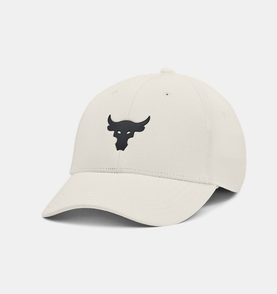 Beyaz Kadın UA Project Rock Snapback Şapka