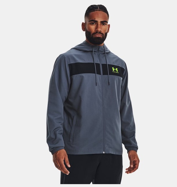 Gri Erkek UA Sportstyle Rüzgarlık