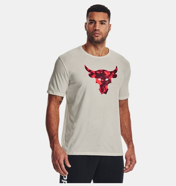 Beyaz Erkek Project Rock Brahma Bull Kısa Kollu