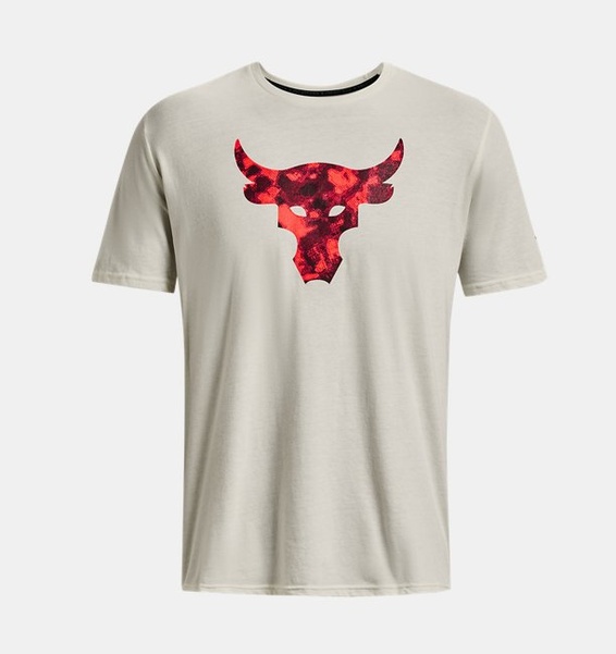 Beyaz Erkek Project Rock Brahma Bull Kısa Kollu