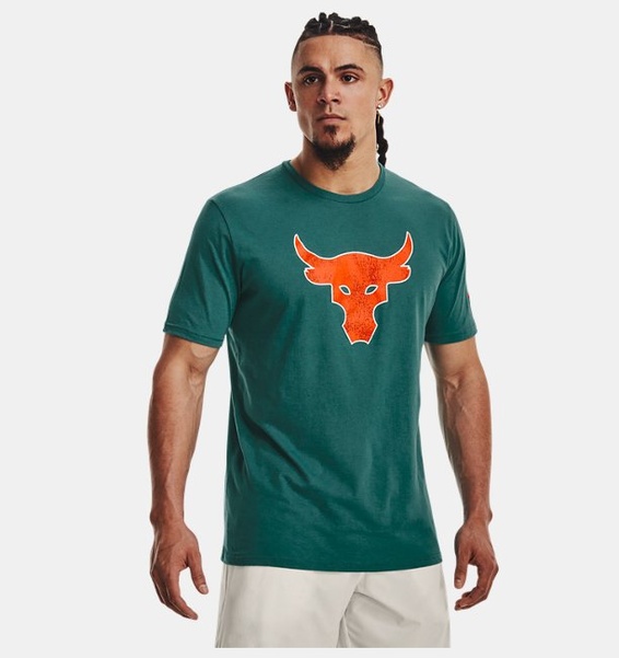 Yeşil Erkek Project Rock Brahma Bull Kısa Kollu