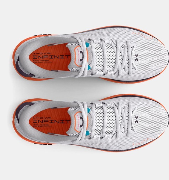 Beyaz Erkek UA HOVR Infinite 5 Koşu Ayakkabısı