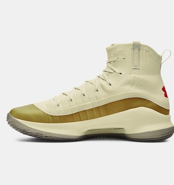 Sarı Erkek UA Curry 4 Basketbol Ayakkabısı