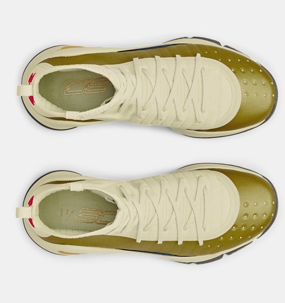 Sarı Erkek UA Curry 4 Basketbol Ayakkabısı