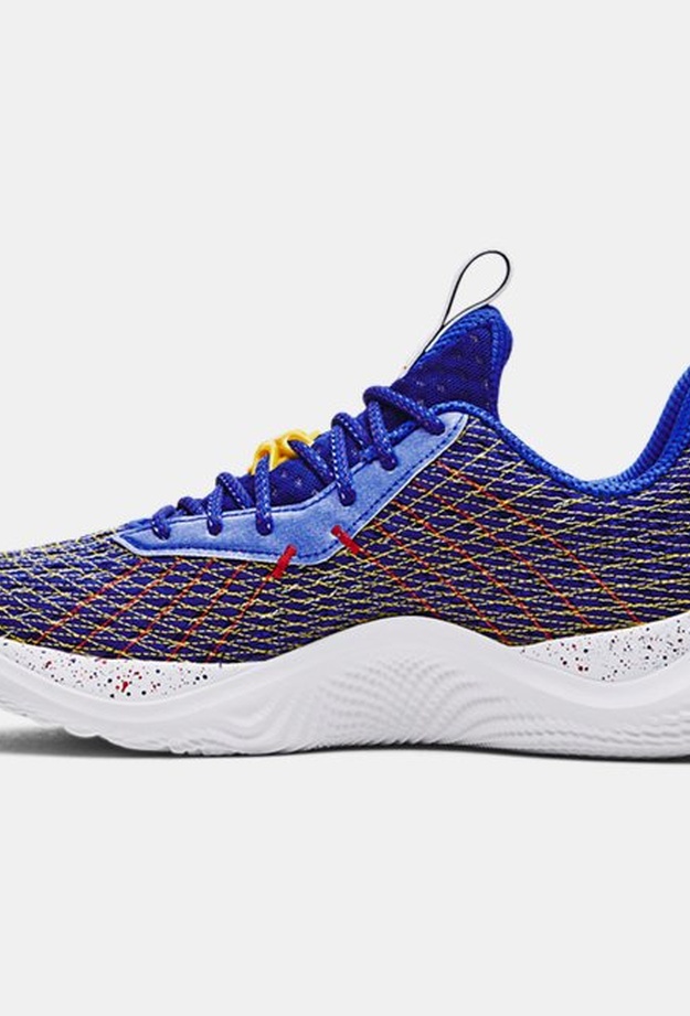 Unisex Curry Flow 10 Dub Nation Basketbol Ayakkabısı Mavi