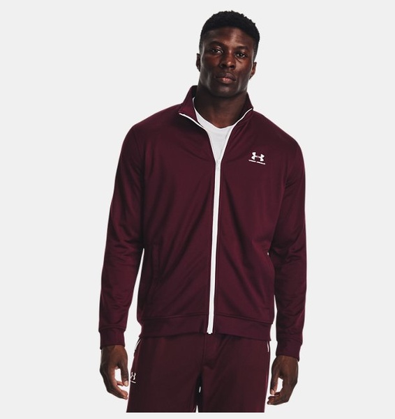 Kırmızı Erkek UA Sportstyle Triko Ceket