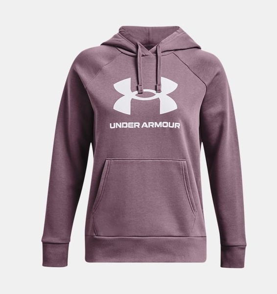 Mor Kadın UA Rival Fleece Big Logo HD Sweatshirt