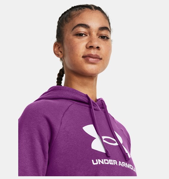 Mor Kadın UA Rival Fleece Big Logo HD Sweatshirt