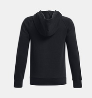 Çocuk UA Rival Fleece Tam Fermuarlı Kapüşonlu Üst