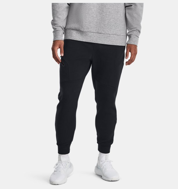 Erkek UA Unstoppable Fleece Eşofman Altı Siyah