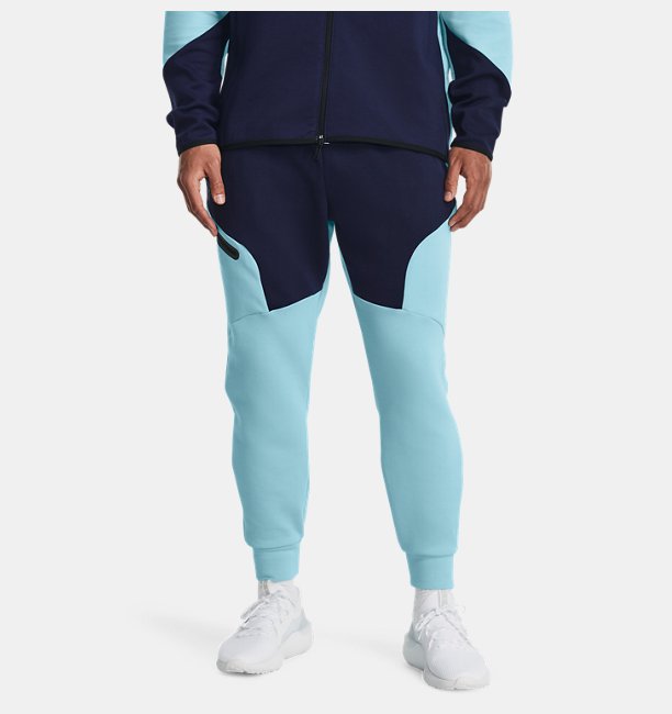 Erkek UA Unstoppable Fleece Eşofman Altı Mavi