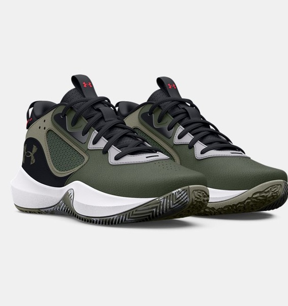 Yeşil Unisex UA Lockdown 6 Basketbol Ayakkabısı
