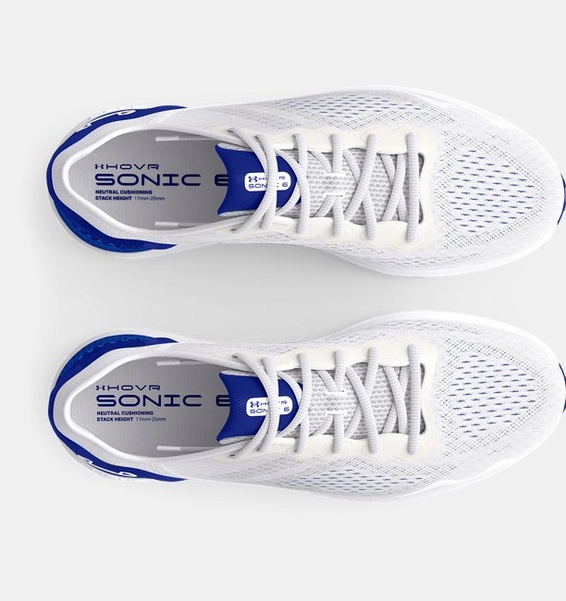 Beyaz Erkek UA HOVR Sonic 6 Koşu Ayakkabısı