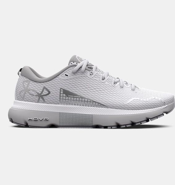 Beyaz Erkek UA HOVR Infinite 5 Koşu Ayakkabısı