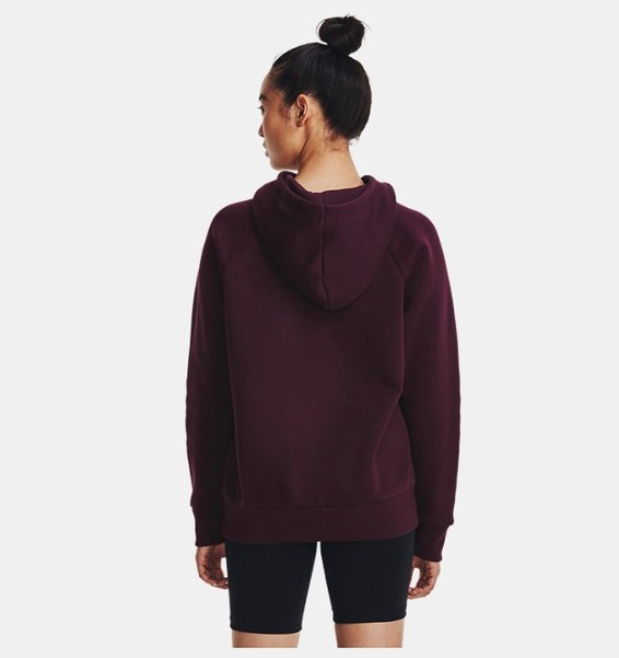 Bordo Kadın UA Rival Fleece Big Logo HD Sweatshirt
