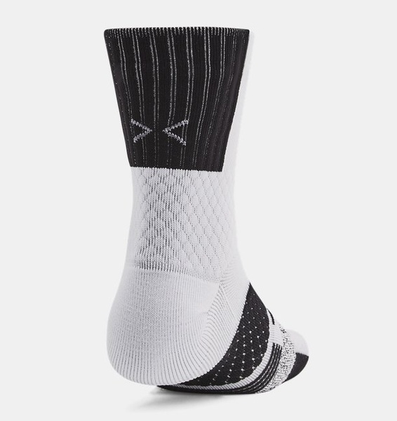Gri Unisex UA Curry UA Playmaker Tekli Paket Mid Çorap