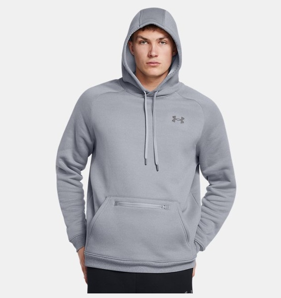 Gri Erkek UA Armour Fleece Pro Kanga HD Sweatshirt