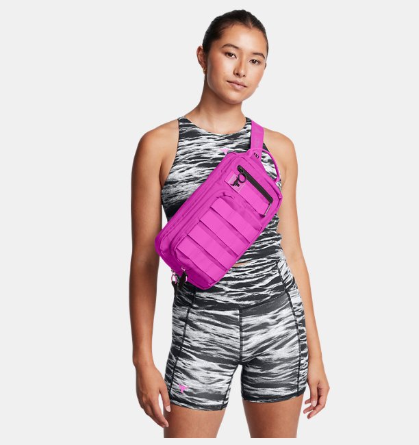 Unisex UA Project Rock Bel Çantası Fuşya