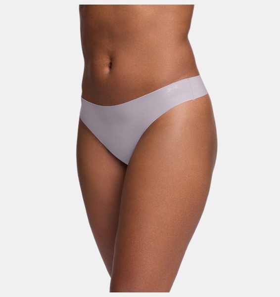 Gri Kadın UA Pure Stretch İz Yapmayan Tanga 3’lü Paket
