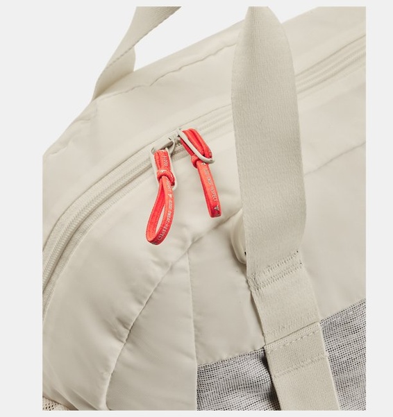 Beyaz Kadın UA Project Rock Gym Bag SM Spor Çanta