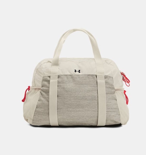 Beyaz Kadın UA Project Rock Gym Bag SM Spor Çanta