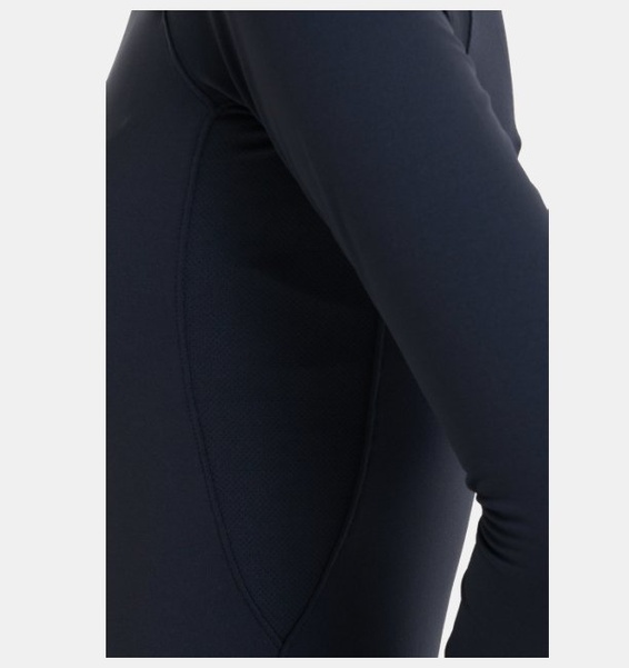 Siyah Kadın UA CG Authentics Mockneck Uzun Kollu Tişört