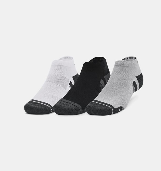 Gri Unisex UA Performance Tech 3’lü Paket Low Çorap