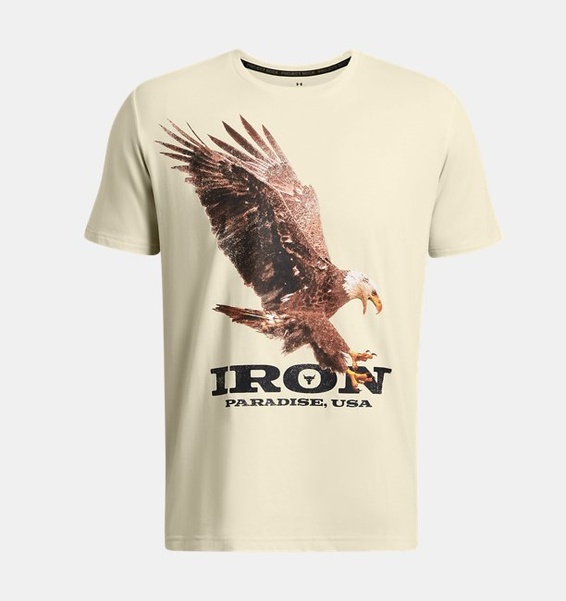 Bej Erkek Project Rock Eagle Graphic Kısa Kollu