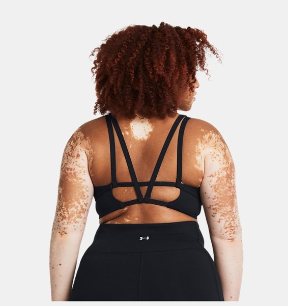 Siyah Kadın UA Meridian Rib Spor Sütyeni