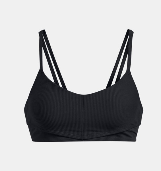 Siyah Kadın UA Meridian Rib Spor Sütyeni