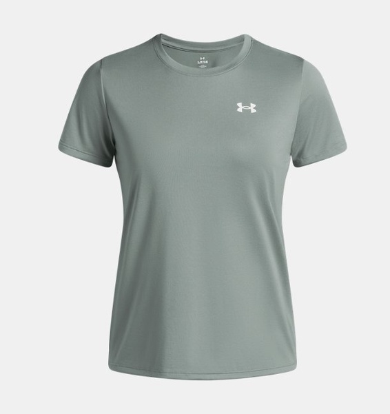 Yeşil Kadın UA Tech Solid T-shirt