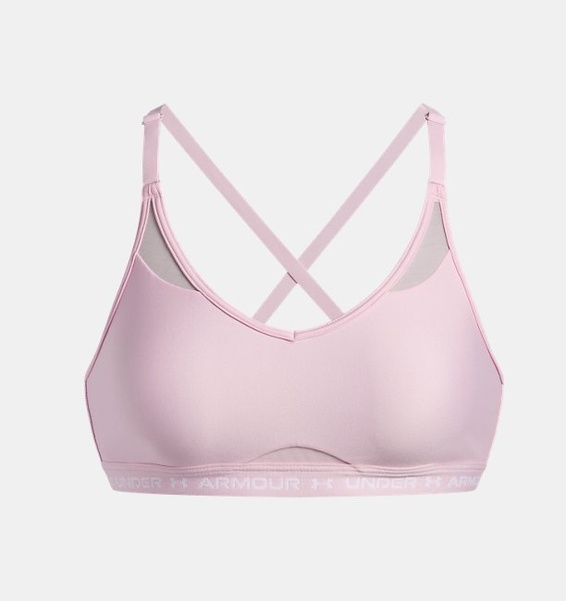 Pembe Kadın UA Crossback Low Spor Sütyeni