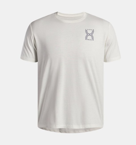Beyaz Erkek UA Run 96 T-shirt