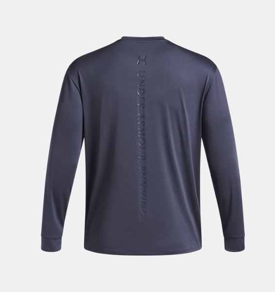 Gri Erkek UA Run 96 Uzun Kollu T-shirt