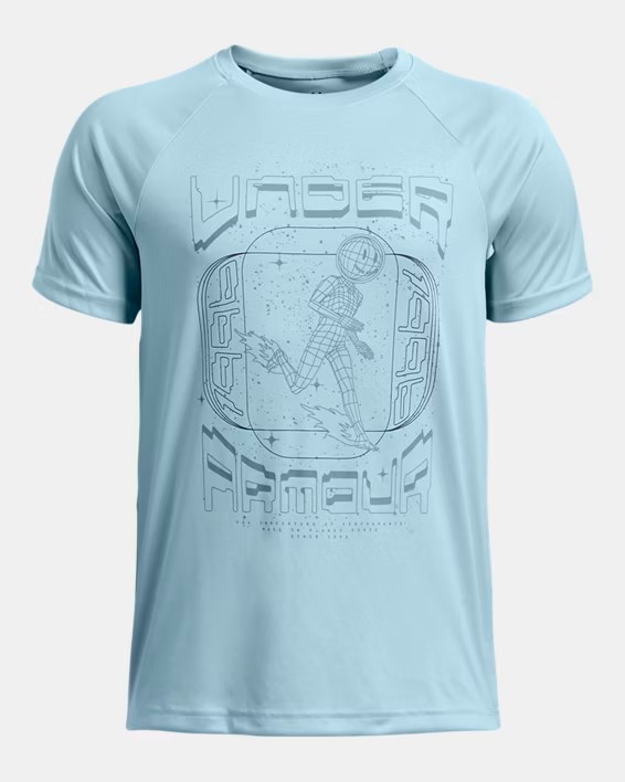 Erkek Çocuk UA Tech Game Day T-shirt Açık Gri