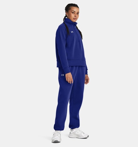 Lacivert Kadın UA Rival Fleece Oversized Eşofman Altı