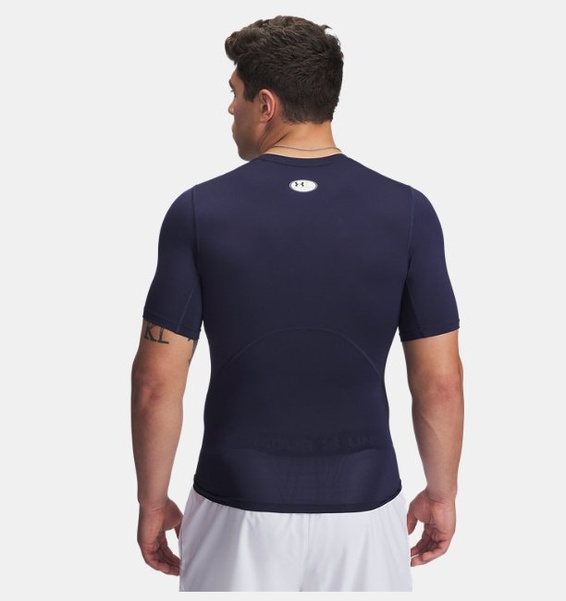 Lacivert Erkek UA HG Armour Comp Kısa Kollu T-shirt